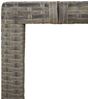vidaXL Gartentisch 75 x 90 x 190 cm mit Holzplatte Grau Poly Rattan & Massivholz Akazie Bild 5