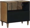vidaXL Waschbeckenschrank Braun 62 x 33 x 58 cm Massivholz Mango 4018351 Bild 5