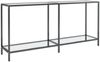Konsolentisch Transparent 160 x 35 x 75,5 cm Hartglas [331698] Bild 2