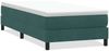 vidaXL Boxspringbett ohne Matratze Dunkelgrün 100x220 cm Samt 3315864 Bild 2