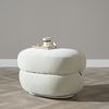 Bronx71 Hocker Mia Chenille mintgrün oval Bild 3