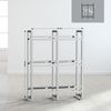 CLP Getränkekistenständer Stack aus Metall freistehend robust stabil,chrom 116x91x31 cm Bild 2