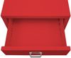 Rollcontainer HWC-L49, Schubladenschrank Stahlschrank Aktenschrank, Metall 115x40x41cm 8 Schubladen ~ rot Bild 5