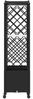 vidaXL Hochbeet mit Rankgitter und Dach Schwarz 163 x 40 x 144 cm PP 3423109 Bild 4