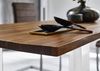 Esstisch Baumkante massiv Akazie cognac 180 x 90 weiß Esra 141097063 Bild 3