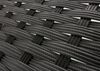 Poly-Rattan Gartentisch Halden, Beistelltisch Tisch mit Glasplatte ~ anthrazit Bild 2