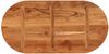 vidaXL Tischplatte 100x50x3,8 cm Oval Massivholz Akazie 370096 Bild 5