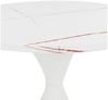 IDIMEX Couchtisch ISOMA, runder Beistelltisch Ø50cm Holzoptik & Metallgestell modern Weiß Bild 3
