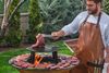 FAVILLA FUEGO CORTEN Feuerschale mit Grillring – Feuerstelle Ø 85 cm, Grillplatte, 105 kg Bild 4