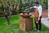 FAVILLA FUEGO CORTEN Feuerschale mit Grillring – Feuerstelle Ø 85 cm, Grillplatte, 105 kg Bild 2