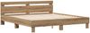 vidaXL Bettrahmen Artisan-Eiche 203 x 185 x 70 cm Holzwerkstoff 3385626 Bild 4