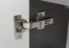 Hängeschrank >Villach< (B/H/T: 40x64x20 cm) in matt grau - 40x64x20 (BxHxT) Bild 5