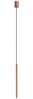Licht-Erlebnisse Pendelleuchte CULT, Metall G9 Ø 2,5 cm rund H: max. 130 cm in Kupfer matt Modern Bild 3