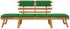 vidaXL Gartenbank mit Auflagen 2-in-1 190 cm Massivholz Akazie 312121 Bild 3