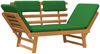 vidaXL Gartenbank mit Auflagen 2-in-1 190 cm Massivholz Akazie 312121 Bild 4