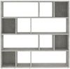 vidaXL Bücherregal/Raumteiler Betongrau 105x24x102 cm 823249 Bild 5