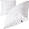 SEI Design Kopfkissen Kopfkissen [ 4-er Pack ] Kissen Mirkofaser Seitenschläferkissen 80x80, Füllung: luxuriöse Mikrofaser, Bezug: Mikrofaser gesteppt, Seitenschläfer, Bauchschläfer, Rückenschläfer, Kissen, 4x Kopfkissen, Avegane Alternative zu Daunenk... Bild 3
