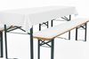 TexDeko Bankauflage Bierbankauflagen-Set mit Tischdecke 100x250cm (universal) 3TLG Set, (Set, 2x Auflage + 1x Tischdecke), blickdicht & waschbar Bild 3