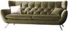 KAWOLA Sofa CHARME 3-Sitzer Velvet oliv 94 x 95 x 225 cm Bild 3
