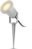 SSC-LUXon LED Gartenstrahler Gartenstrahler KARI mit Erdspiess grau & Kabel incl. 3W GU10 LED, Warmweiß bis Tageslicht Bild 2