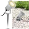SSC-LUXon LED Gartenstrahler Gartenstrahler KARI mit Erdspiess grau & Kabel incl. 3W GU10 LED, Warmweiß bis Tageslicht Bild 3