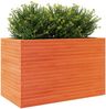 vidaXL Pflanzkübel Wachsbraun 110x60x68,5 cm Massivholz Kiefer 3282506 Bild 4