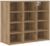 vidaXL Schuhschrank Artisan-Eiche 77,5 x 30 x 67 cm Holzwerkstoff 875213 Bild 2