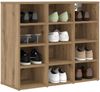 vidaXL Schuhschrank Artisan-Eiche 77,5 x 30 x 67 cm Holzwerkstoff 875213 Bild 3