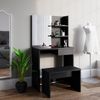 Sitzbank Schwarz 70 cm für Schminktisch Vicco Bild 4