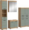 Xonox Scout Badkombination (B/H/T: 186x191x34 cm) in Salbei und Artisan Eiche Nachbildung Bild 1