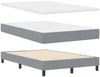 vidaXL Boxspringbett mit Kopfteil Hellgrau 120 x 190 cm Stoff 3343974 Bild 5