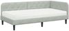 vidaXL Eckbettgestell Hellgrau 100 x 200 cm Samt 3394164 Bild 2