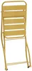 Vente-unique - MIRMANDE Garden dining set Metall Gelb - B 52,5 cm x H 87 cm x L 43 cm Bild 4