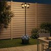 vidaXL 3-Armige Lampenpfosten mit Pflanzer Schwarz 32 x 32 x 188 cm 42042694 Bild 1