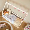 IDIMEX Kinderbett LUSIA, Hausbett Kinder Bodenbett Kinderbett Kiefer-Massivholz 80x160 cm Bild 3