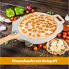 BlingBin Pizzaschieber Leichte Perforierte Pizzaschaufel Mit Holzgriff, Edelstahl Pizzaheber, Geeignet Für Zuhause Restaurants Und Pizzerien, Leicht Zu Reinigen Bild 3