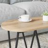 vidaXL Couchtisch Artisan-Eiche 80 x 40 x 40.5 cm Sperrholz und Metall 869695 Bild 4