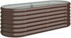 vidaXL Hochbeet Verzinkter Stahl 114x40x36 cm Braun 318865 Bild 2