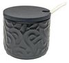 Morleos Zuckerdose Keramikdose Ø8,5x7 cm Schwarz, Keramik, (Stück, 1-tlg, Keramikdose), Keramikdose Bild 4