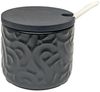 Morleos Zuckerdose Keramikdose Ø8,5x7 cm Schwarz, Keramik, (Stück, 1-tlg, Keramikdose), Keramikdose Bild 3