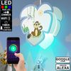 RGB LED Kinder Hängeleuchte, Affe, App- und Sprachsteuerung, Loui Bild 2