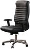 KAWOLA Bürostuhl ALEXIS Schreibtischstuhl Leder schwarz 110 x 72 x 72 cm Bild 3
