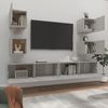 6-tlg. TV-Schrank-Set Betongrau Holzwerkstoff [3114265] Bild 3