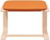 vidaXL Fußhocker Dunkelgelb 51x41x40 cm Stoff 351070 Bild 4