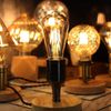 ZMH 6x LED Vintage Edison Glühbirne E27 4W Retro Glühlampe ST64 Leuchtmittel LED Filament Dekorative Lampen 2700K Warmweiß Licht Antike Beleuchtung für Haus Café Bar Restaurant Bild 3