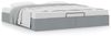 vidaXL Ottoman-Bett ohne Matratze Hellgrau 200x200 cm Stoff 3310903 Bild 4