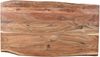 Baumkantentisch >Live< in Akazie / schwarz - 170x76x90 (BxHxT) Bild 4