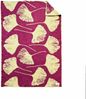 WoolOnly Wendedecke Wolldecke Plaid aus Norwegischer Wolle 130x200 cm (Ginkgo Vintage Plum) Bild 5