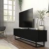 TV-Lowboard Nolven kurzes Gestell 180x32x47 cm Schwarz [en. casa] Bild 4