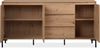 Finori Korsika 51A Sideboard, Dekor Artisan Oak | Sideboard für Wohnzimmer | Maß: B x H x T ca. 170 x 87 x 40 cm | Sideboard mit 3 Türen, 2 Einlegeböden und 3 Schubkästen Bild 5